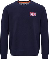 Hackett - Trui Great Brittain Donkerblauw - XL - Slim-fit