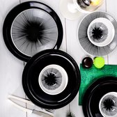 Zwart Mat Servies set 24-delig 6 Personen