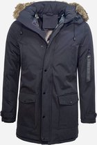 Heren Winter Jassen PI-7102 Black