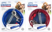 Pawise Tie-out Cable - Hondenriem - Aanleglijn voor Hond - Extra Sterk