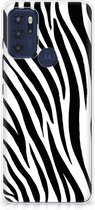 Trendy Telefoonhoesjes Motorola Moto G60s Smartphone hoesje Zebra