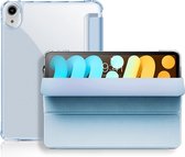 Mobiq - Hard Case Folio Hoes geschikt voor iPad Mini 6 (2021) - lichtblauw
