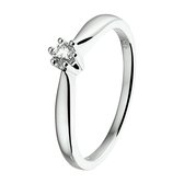 The Jewelry Collection Ring Diamant 0.08ct H Si - Goud