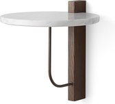 Étagère murale Audo Copenhagen Corbel en Chêne/ marbre de Carrare