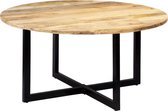 Decoways - Eettafel 150x73 cm massief mangohout
