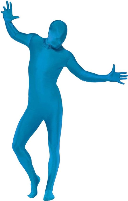 FUNIDELIA Blauw Second Skin Kostuum voor Volwassenen - Maat: XL