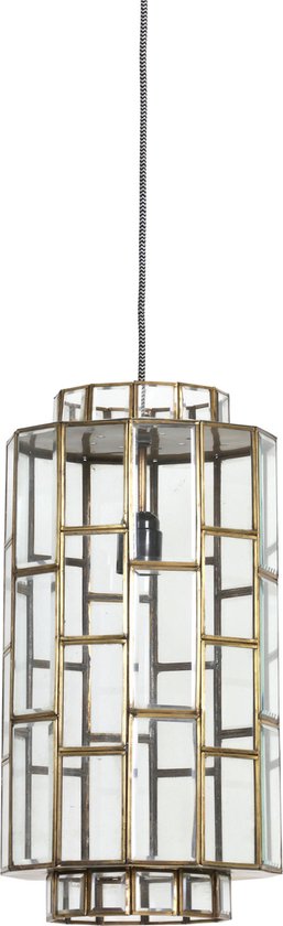 Light & Living Lampe à Suspension Søstrene - Bronze Antique - Ø24cm - Classique, Luxe - Suspensions Salle à manger, Chambre, Salon