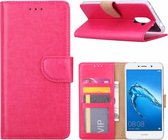 LuxeBass Hoesje geschikt voor Huawei P40 Pro - Bookcase Roze - portemonnee hoesje - telefoonhoes - gsm hoes - telefoonhoesjes