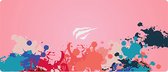 Havit GameNote Pink Taboo Gaming muismat XXL roze met anti slip onderkant - waterproof coating - fijnmazig doek - 700mm x 300mm x 3mm