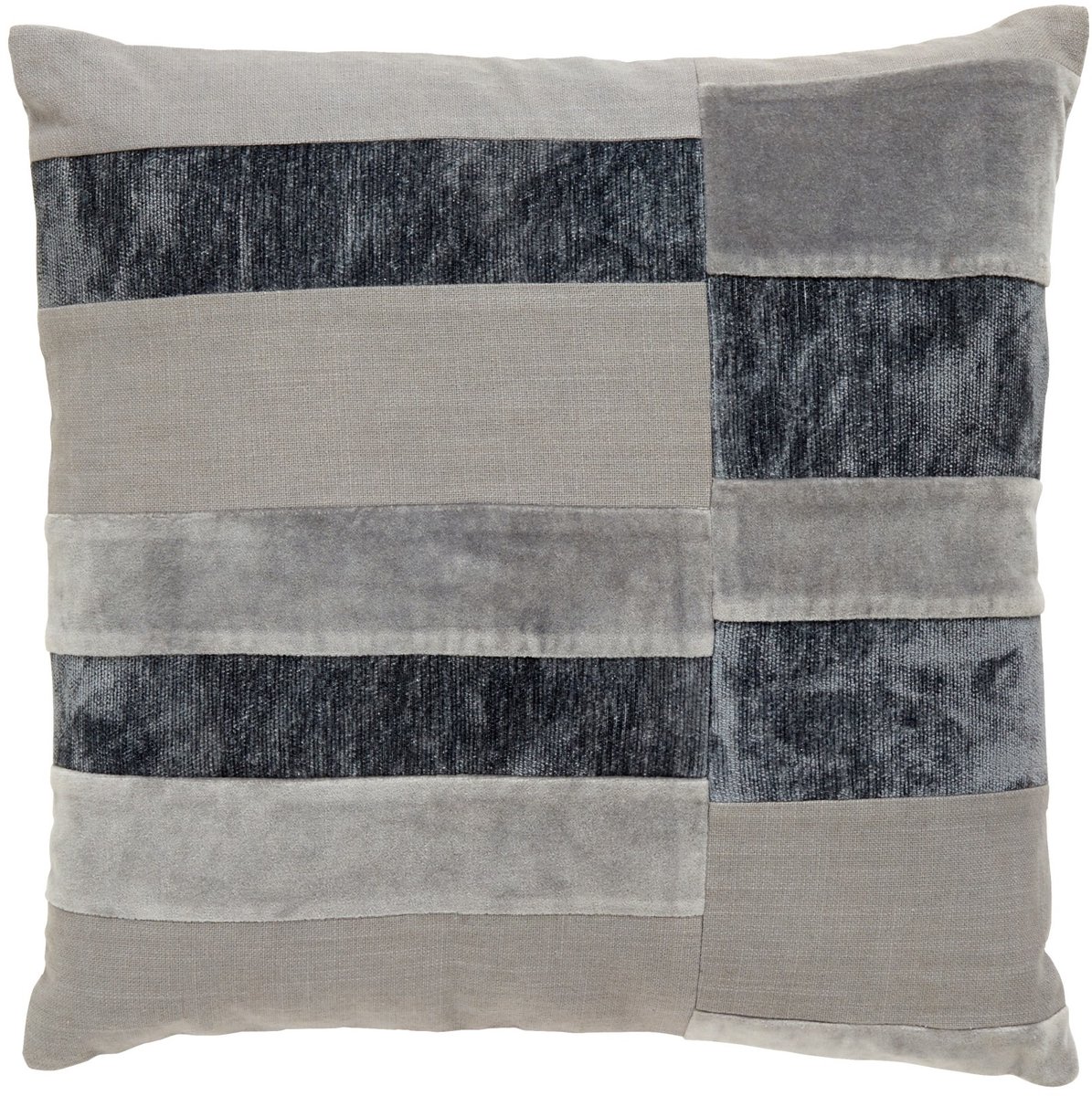 Sierkussen hoes Capella Grijs 50 x 50 cm voorzien van rits