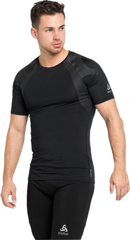 ODLO Active Spine 2.0 Shirt Heren - thermoshirts - zwart - Mannen