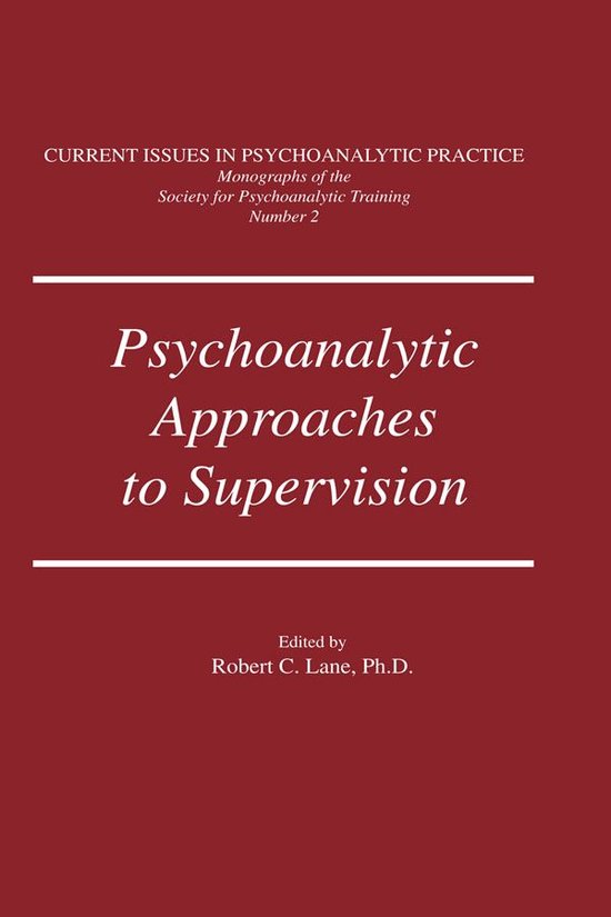 Psychoanalytic Approaches To Supervision - cover