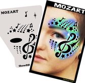 Proaiir Profile Stencil Mozart | Schminksjabloon