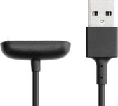 kwmobile USB-oplaadkabel geschikt voor Fitbit Charge 5 / luxe kabel - Laadkabel voor smartwatch - in zwart
