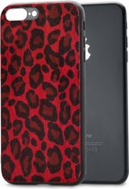 Apple iPhone 7 Plus Hoesje - Mobilize - Gelly Serie - TPU Backcover - Red Leopard - Hoesje Geschikt Voor Apple iPhone 7 Plus