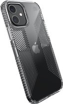 Apple iPhone 12 Hoesje - Speck - Presidio Perfect Clear Grips Serie - Hard Kunststof Backcover - Transparant - Hoesje Geschikt Voor Apple iPhone 12