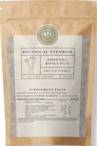Rhodiola Rosea Plus - Voordeelverpakking - 180 capsules - 300 mg - Hoog gestandaardiseerd - 100% composteerbare verpakking - Botanical Vitamins