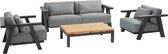 4 Seasons Iconic/Capitol stoel-bank loungeset - 4 delig