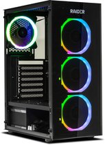 RAIDER CA3 PRO2 GAMING ATX PC Case - Behuizing met RGB