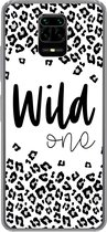 Geschikt voor Xiaomi Redmi Note 10 Lite hoesje - Quotes - Spreuken - Wild one - Siliconen Telefoonhoesje