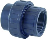 PVC 3/3 koppeling Ø90mm x 3" binnendraad PN10