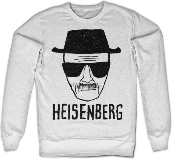 Breaking Bad Sweater/trui -S- Heisenberg Sketch Wit