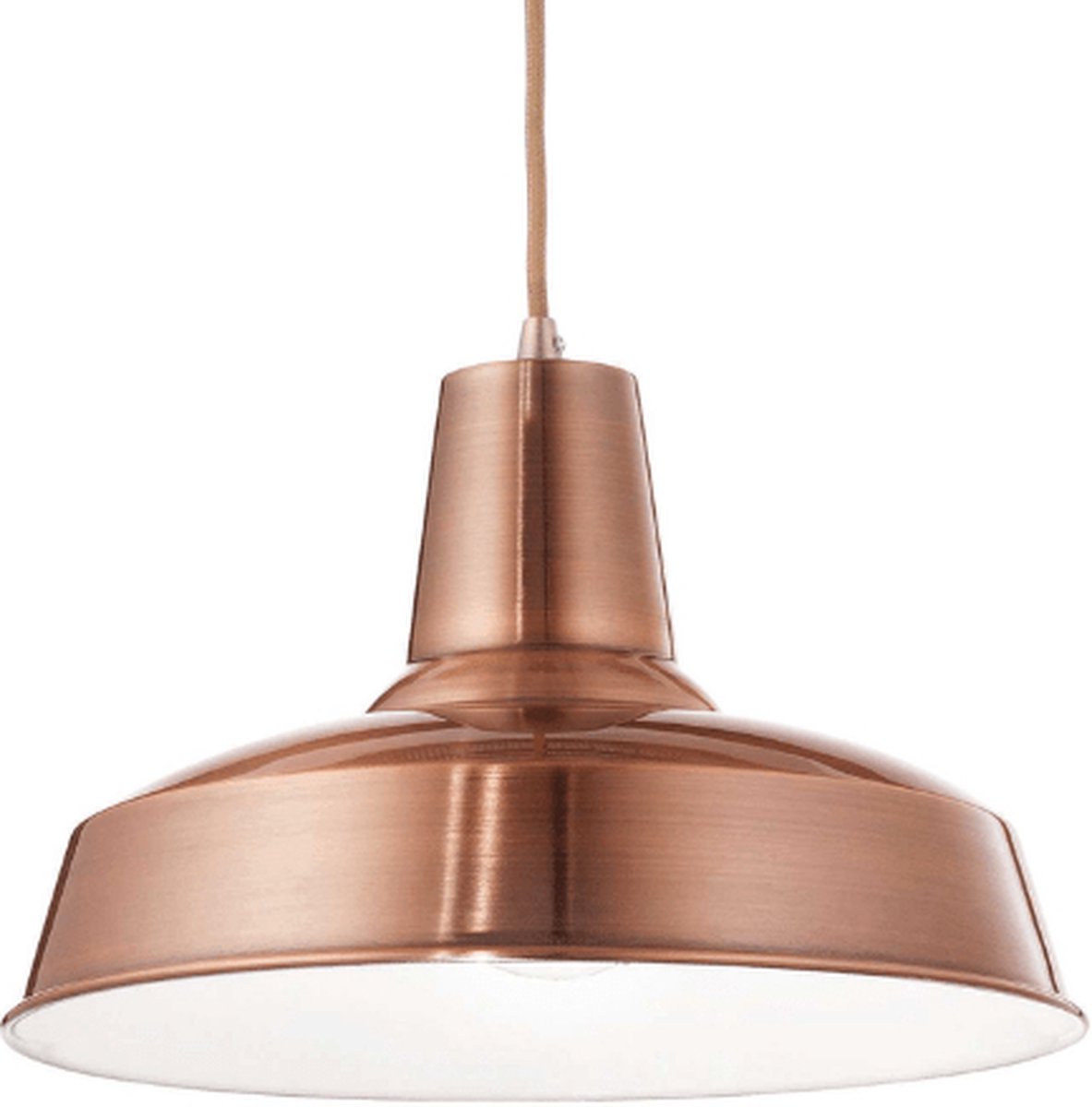 Ideal Lux - Moby - Hanglamp - Metaal - E27 - Koper - Voor binnen - Lampen - Woonkamer - Eetkamer - Keuken