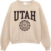 Only Trui Onldreamer Academy Oversized O-neck 15265543 Pumice Stone Dames Maat - L