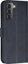 Samsung Galaxy S22 Plus Hoesje Pasjes Wallet Book Case Blauw