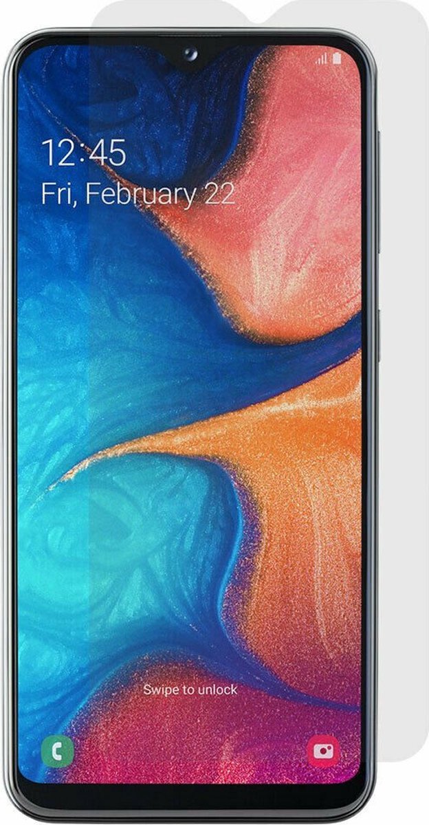 LuxeBass Screenprotector geschikt voor Samsung Galaxy A20E - glas scherm - bescherming