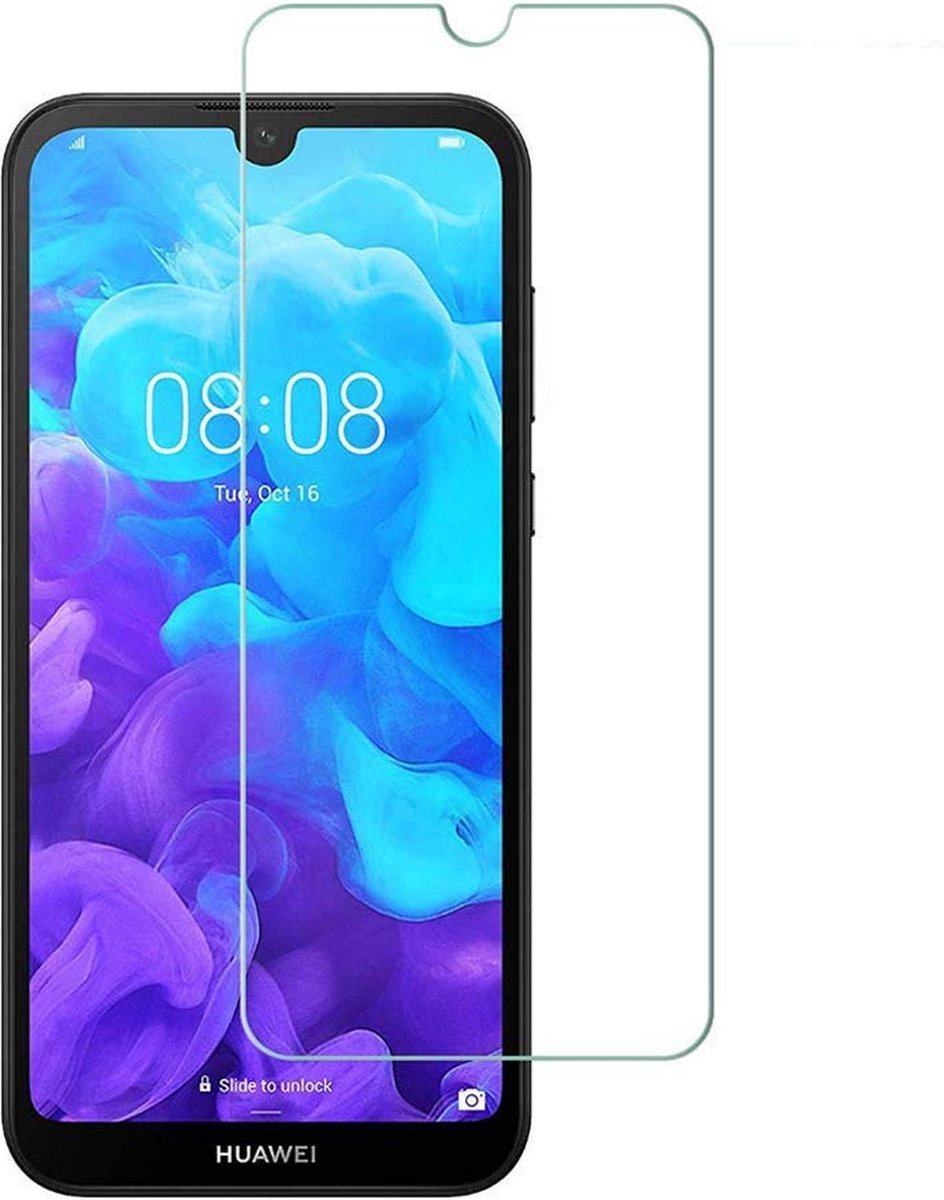 LuxeBass Screenprotector geschikt voor Huawei Y5 (2019) - glas scherm - bescherming