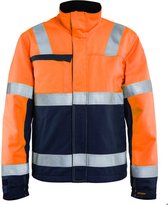 Blaklader Multinorm winterjas 4069-1513 - High Vis Oranje/Marineblauw - XXL