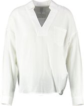 Yaya soepele witte oversized blouse - valt ruim - Maat 34