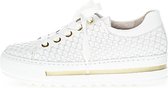 Gabor Sneakers Dames - Lage sneakers / Damesschoenen - Leer - 86.499     -  Wit - Maat 43
