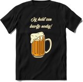 Ik Heb Een Biertje Nodig T-Shirt | Bier Kleding | Feest | Drank | Grappig Verjaardag Cadeau | - Zwart - L