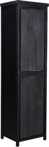 Cod collection 2 door black cabinet 180x40x50-cmam004blc
