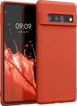 kwmobile telefoonhoesje voor Google Pixel 6 Pro - Hoesje voor smartphone - Back cover in mandarijn oranje