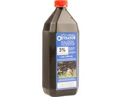 Oxydator - Aquariumbeluchting - Vissen - Oxydatorvloeistof 12% 1l - 8,8x6,6x24,8cm - 1st