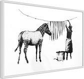 Banksy: Washing Zebra Stripes.