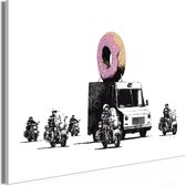 Schilderij - Donut Police (1 Part) Wide.