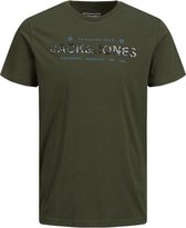 Jack & Jones T-shirt - Modern Fit - Groen - 5XL Grote Maten