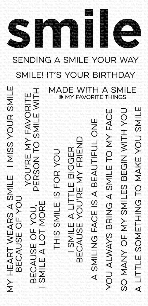 Smile Maker Clear Stamps (CS-444)