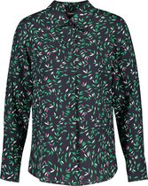 TAIFUN Dames Overhemdblouse met bloemenprint