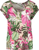 GERRY WEBER Dames Blouseachtig shirt met motief EcoVero