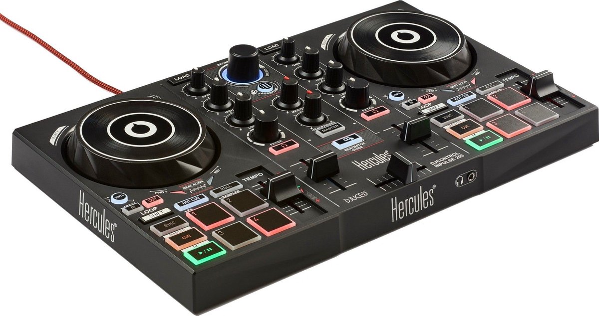 Hercules Inpulse 200 – DJ Controller – Zwart