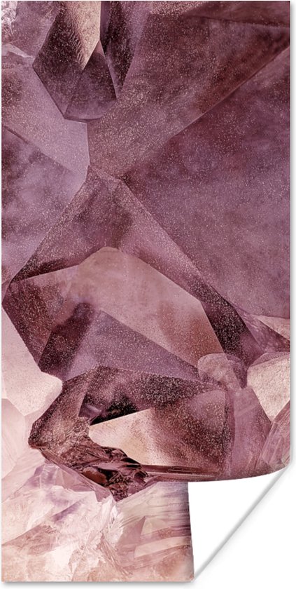 Affiche Cristaux - Pierres Naturelles - Pierres Précieuses et Minéraux - 60x120 cm