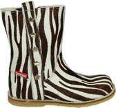 Shoesme Crepe laarsjes zebraprint - Maat 26