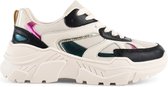 POSH by Poelman COOPER Dames Sneakers - Zwart - Multi - Maat 42