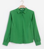 Sissy-Boy - Groene blouse met schouderdetail
