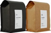 Koffiebonen Proefpakket - hele bonen - 2x 1000 gr - Verse Maling - The Chief & Itallian Stallion - Koffiebonen - Arabica - Robusta - espresso bonen, specialty koffie, lungo